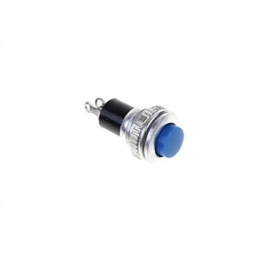Blue DS-316 10mm Lock-Free Momentary Self-Reset Small Push Button Switch - 2
