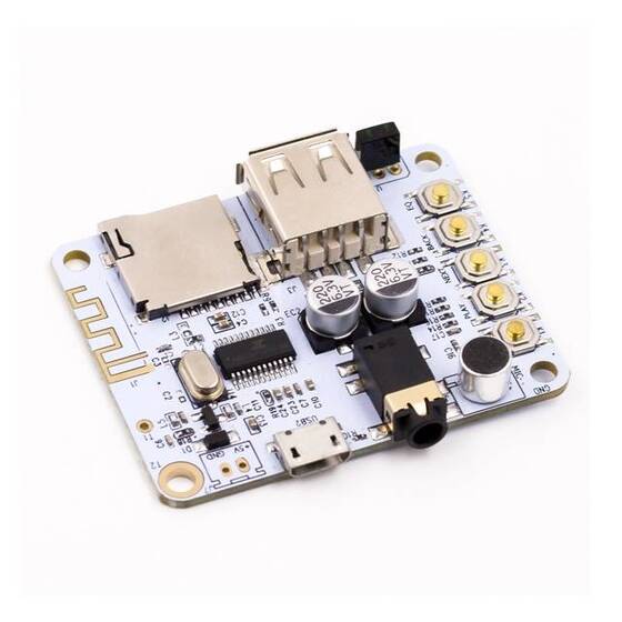 Bluetooth Audio Receiver Board - AUX Car Audio Modification - Lossless Bluetooth Receiver - MP3 Decoder Board (Without Battery) - 7