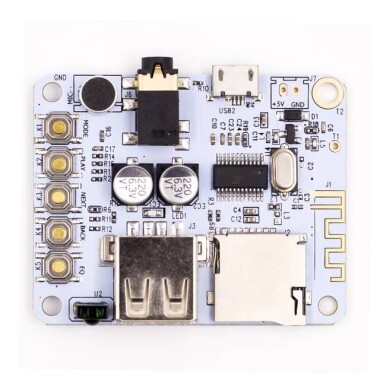 Bluetooth Audio Receiver Board - AUX Car Audio Modification - Lossless Bluetooth Receiver - MP3 Decoder Board (Without Battery) - 10