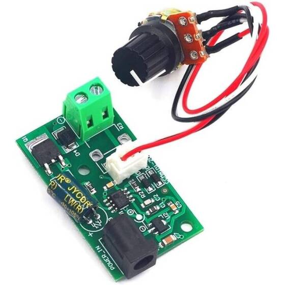 CCMMini Micro PWM DC Motor Speed Controller 6V 12V 24V Universal 3A Small Speed Control Board - 1