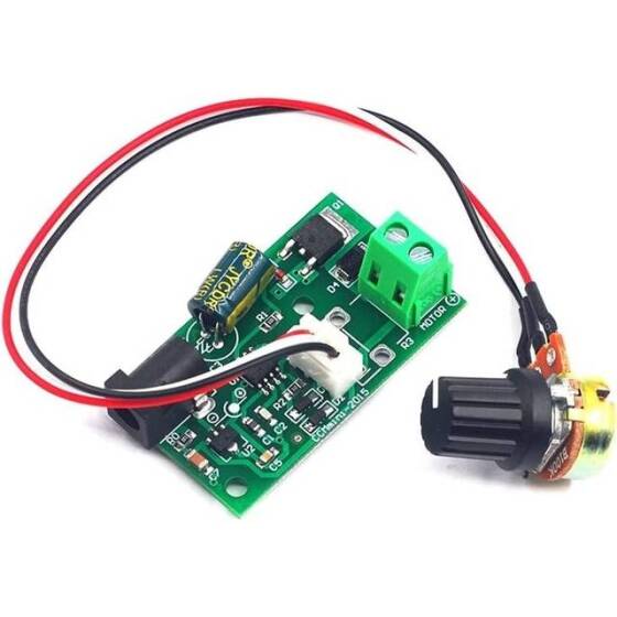 CCMMini Micro PWM DC Motor Speed Controller 6V 12V 24V Universal 3A Small Speed Control Board - 2