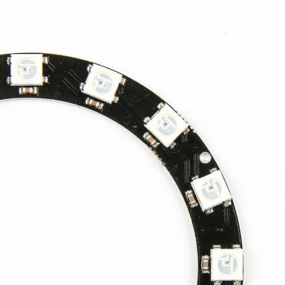 CJMCU 16Bit WS2812 5050 RGB Led Built-in Full-Color Driving Lights Circle Development Board 68x54mm - 1