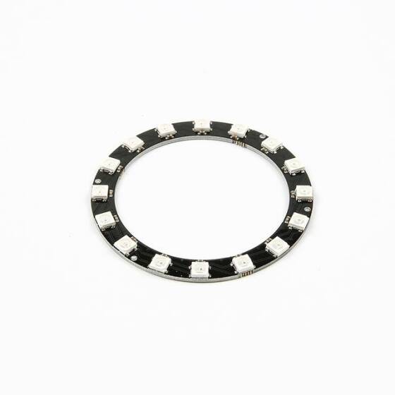 CJMCU 16Bit WS2812 5050 RGB Led Built-in Full-Color Driving Lights Circle Development Board 68x54mm - 2