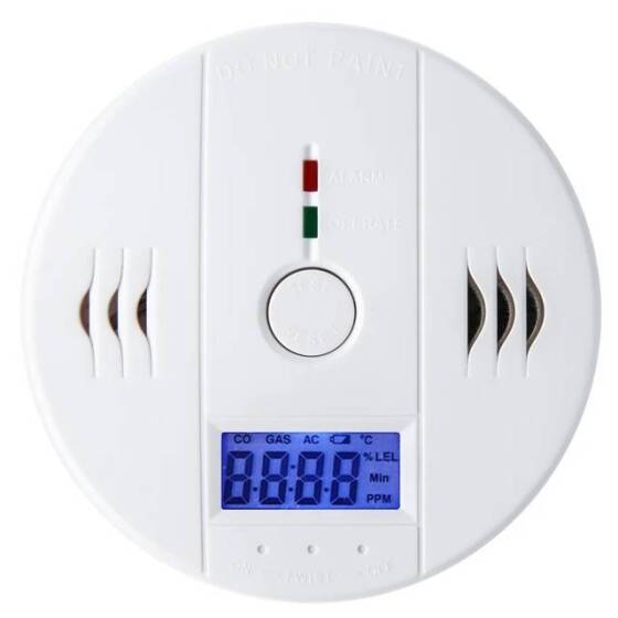 CO Gas Sensor Detector Carbon Monoxide Poisoning Alarm Detector LCD Photoelectric Independent 85dB Warning High Sensitive 220V 50HZ - 1