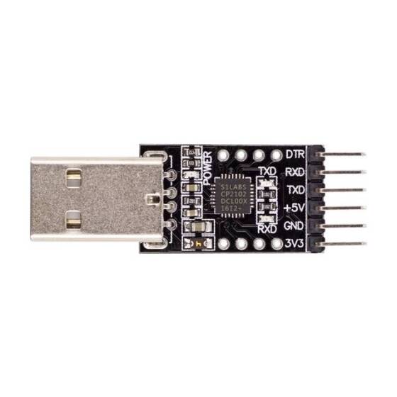 CP2102 USB 2.0 to TTL UART Module 6 Pin Black - 2