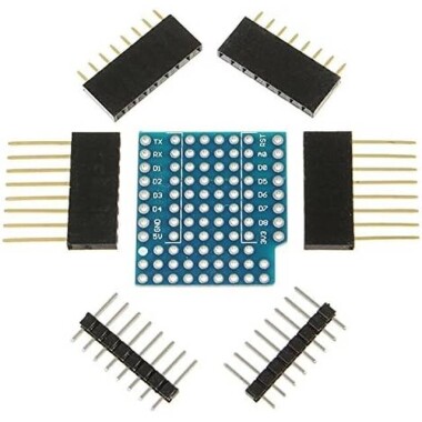D1 Mini double sided Perf Board Compatible - 2