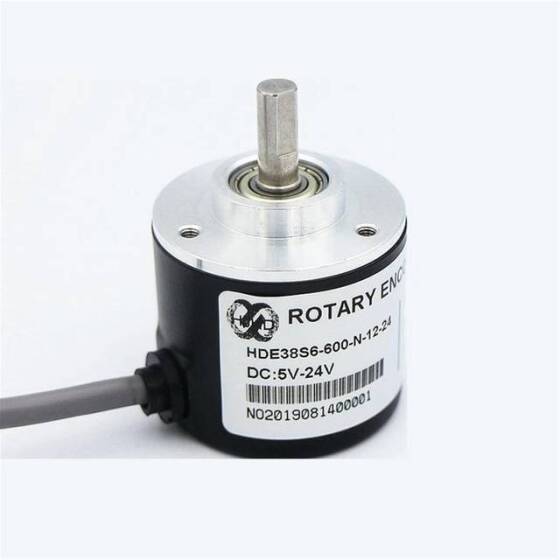 D10mm Hollow Shaft DC5-24V 360 Pulses Incremental Photoelectric Rotary Encoder NPN Open Collector - 1