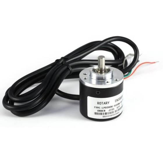 D10mm Hollow Shaft DC5-24V 500 Pulses Incremental Photoelectric Rotary Encoder NPN Open Collector - 5