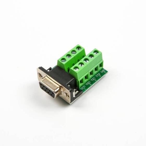 DB9 Breakout Connector RS232 Serial 9 Pin Connector DB9 Terminal Female with Screw - 1