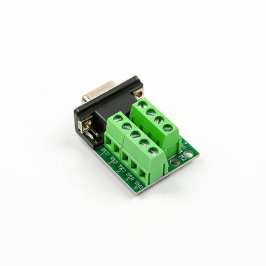 DB9 Breakout Connector RS232 Serial 9 Pin Connector DB9 Terminal Female with Screw - 4