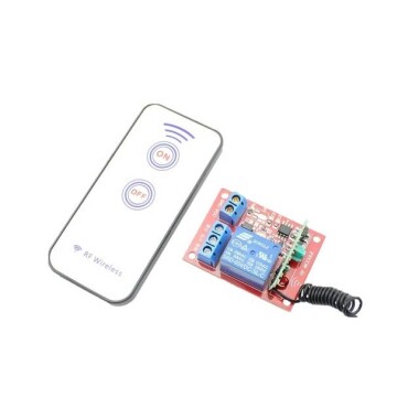 DC 12V 1 Channel Relay Module 433Mhz RF Wireless Remote Control (With Battery) - 4