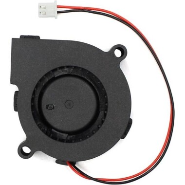 DC12V 5015 Double Ball Cooling Fan With XH2-54-2P 30cm Cable Size:50x50x15mm - 3