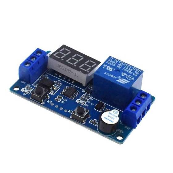 DC12V Temperature Detection Control Module Heating And Refrigerating DS18B20 Sensor Relay Switch - 2