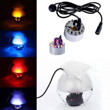 DC24V 20mm 12 Led Alloy Air Humidifier Mist Maker Nebulizer - 2