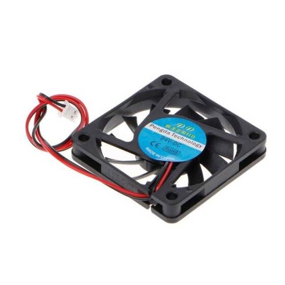 DC24V 6010 Oil Containing Cooling Fan With XH2-54-2P 30cm Cable Size:60x60x10mm - 5
