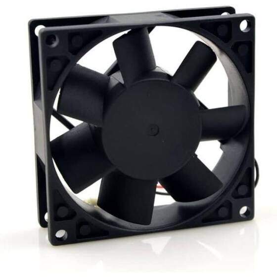 DC24V 8025 Double Ball Cooling Fan XH2-54-2P 30cm Cable Size:80x80x25mm - 2