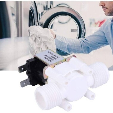 DC24V N/C G1/2 Male Thread Plastic Electric Solenoid Valve Water Air Inlet Flow Switch For 0-02-0-8Mpa - 3