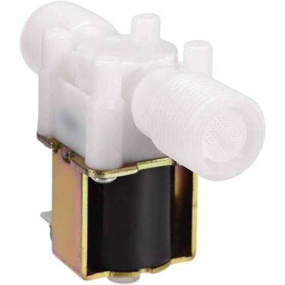 DC24V N/O G1/2 Male Thread Plastic Electric Solenoid Valve Water Air Inlet Flow Switch For 0-02-0-8Mpa - 3
