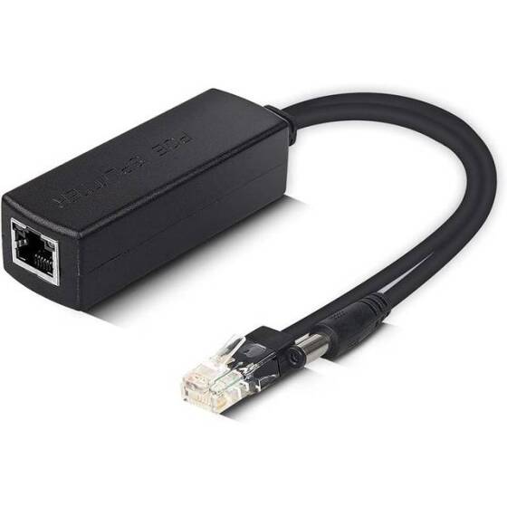 DC5.5x2.1mm 100M PoE Splitter 48V To 12V 2A - 1