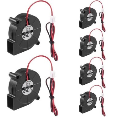 DC5V 0.06A 5015 Double Ball Centrifugal Fan With XH2-54-2P 30cm Cable Size:50x50x15mm - 1