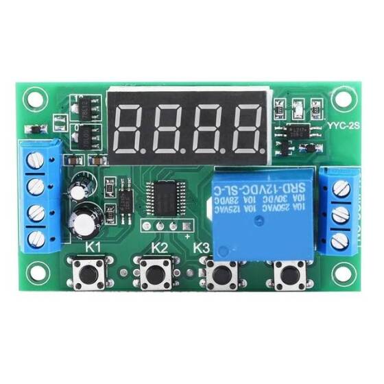 DC5V 1 Channel Relay Module Delay Timer Control Switch Board YYC-2S - 1