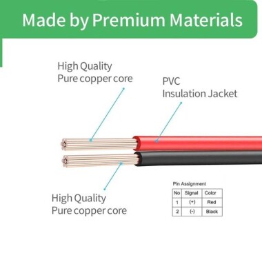 DC5V 3010 Double Ball Cooling Fan With XH2-54-2P 30cm Cable Size:30x30x10mm - 2