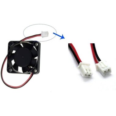 DC5V 3010 Double Ball Cooling Fan With XH2-54-2P 30cm Cable Size:30x30x10mm - 3