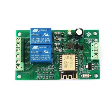 DC5V/8-80V ESP8266 Wireless WIFI Relay Module 1 Channel ESP-12F Wifi Development Board Power Supply - 3