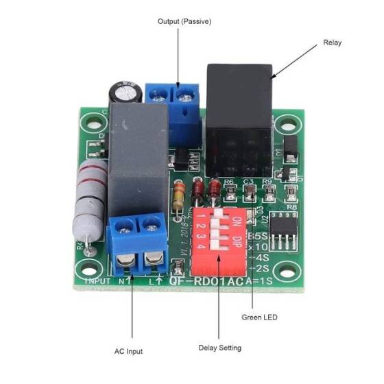 Device Power-on Automatic Boot Module 220V Wide Voltage RD01AC - 4