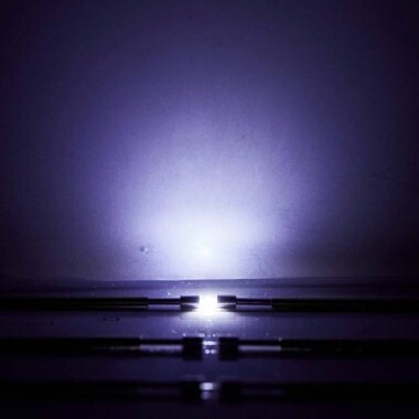 Diffused 18mm Leg 257 Rectangular LED White Use 3V 20mA - 2