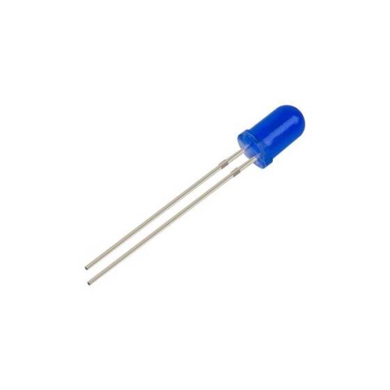 Diffused 18mm Leg 3mm LED Blue Use 3V 20mA - 3