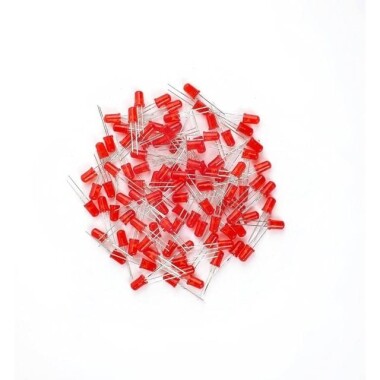 Diffused 28mm Leg 5mm LED Water Clear Red+Pure Green CA Use 2V 20mA - 2