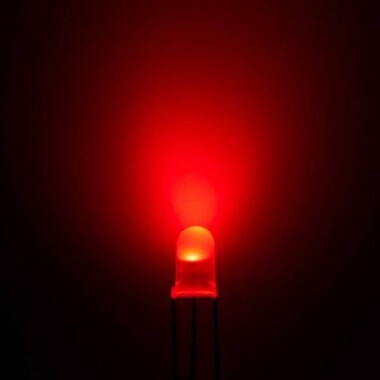 Diffused 28mm Leg 5mm LED Water Clear Red+Pure Green CC Use 2V 20mA - 3