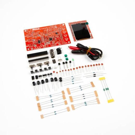 DIY DSO138 Digital Oscilloscope Kit - Electronic Spare Parts Production Suite - 6