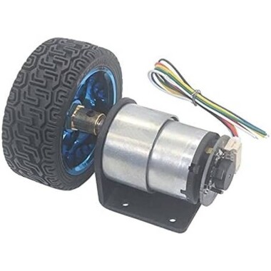 DIY JGB37-520 12V 1000RPM Encoder Motor Smart Car Kit - 2