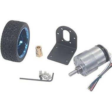 DIY JGB37-520 12V 1000RPM Encoder Motor Smart Car Kit - 4