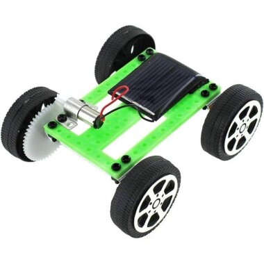 DIY Mini Solar Car Green 2 - 1