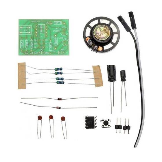 DIY NE555 Ding Dong Bell Doorbell Module Kit DIY Music DIY Electronic Production Training Kit - 2