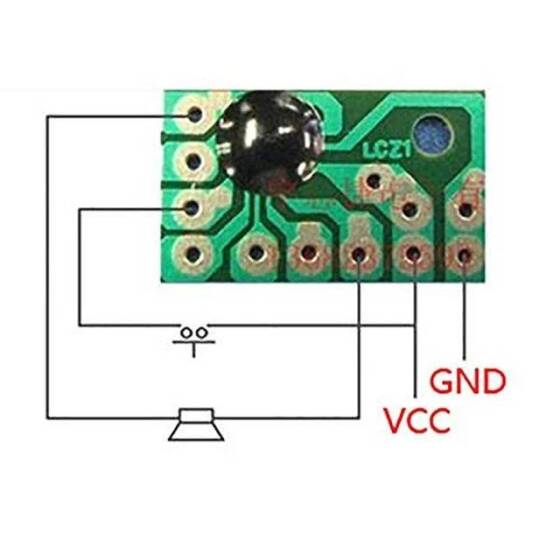 Dog Barking Animal Music Chip Sound Trigger Voice Module For DIY - 2