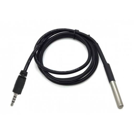 DS18B20 Waterproof Temperature Sensor With 1 Meter Wire For Sonoff TH10A/TH16A Size: 8x 3x 2cm - 1