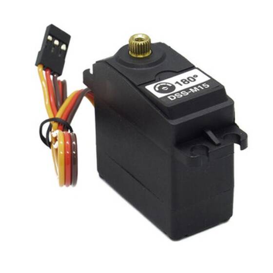 DSS-M15 Metal Gear Standard High Torque Servo Motor (180 C - 15 Kg) - 1