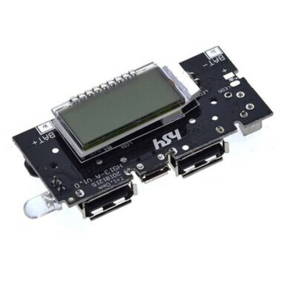 Dual USB 18650 Battery Charger Module - H913-A - 1