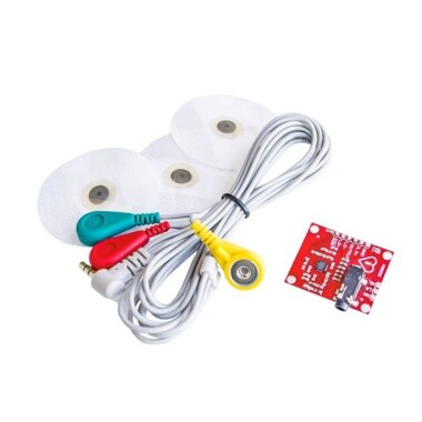 Ecg Module AD8232 Ecg Measurement Pulse Heart Ecg Monitoring Sensor Module Kit-2 - 1