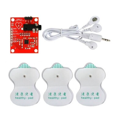 Ecg Module AD8232 Ecg Measurement Pulse Heart Ecg Monitoring Sensor Module Kit - 2