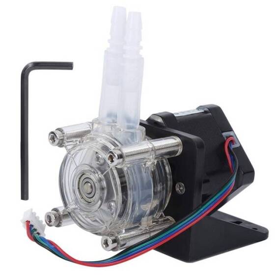 EU25 0-160ML/Min 42 Stepper Motor Peristaltic Pump DC Motor Pump With Slicone Tube - 1