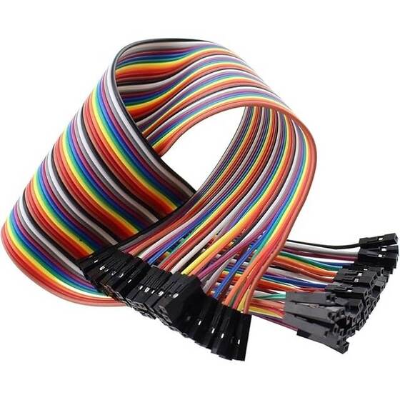Female to Female Dupont Line 40 Pin 30cm 24AWG - 5