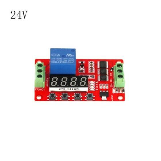 FRM01 DC24V 1 Channel Multifunction Relay Module Loop Delay Timer Switch Self-Locking Timing Module Fast Delivery - 1