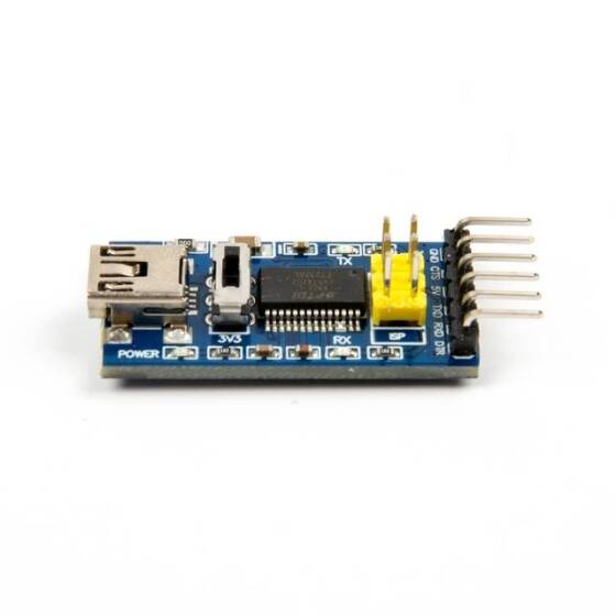 FT232RL FTDI Mini USB to TTL Serial Converter Adapter Module 3.3V 5.5V FT232R Breakout FT232RL USB to Serial Mini USB to TTL Adapter Board - 5
