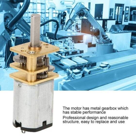 GA12-N20 3V 300RPM Micro DC Metal Gear Reduction Motor - 2