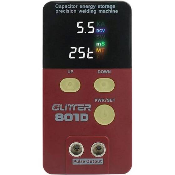 GLITTER 801A+ Energy Storage Capacitor Spot Welder +70A Welder Pen+Voltage Measuring Pen UK Plug - 3
